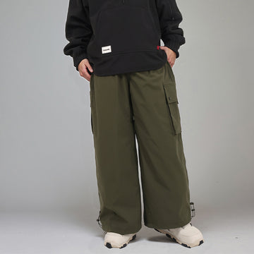 Snow Baggy Pant-Dark Green