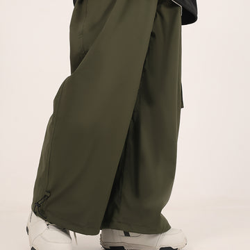 Snow Baggy Pant-Dark Green