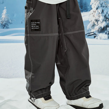 Snow Baggy Pant-Dark Grey