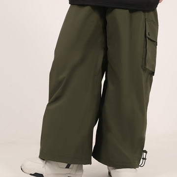 Snow Baggy Pant-Dark Green